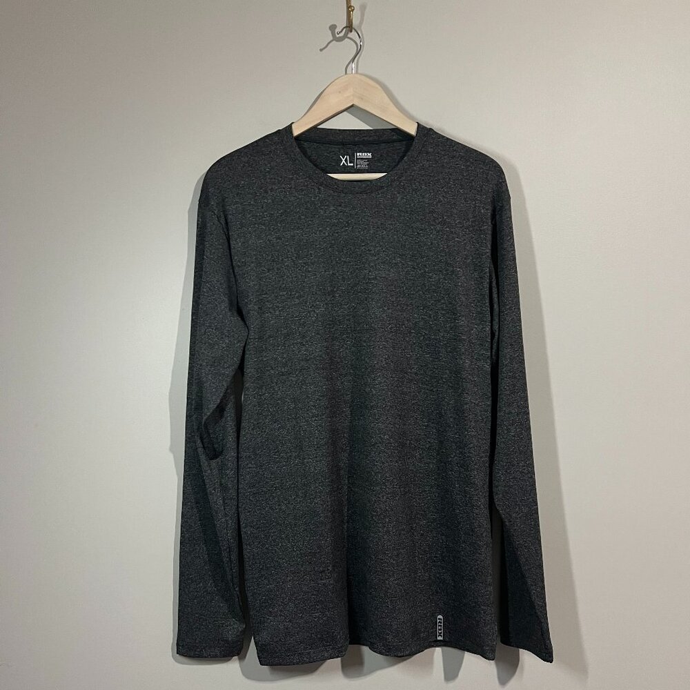 NWT RBX Men’s Charcoal Gray Long Sleeve Performance Shirt | Size XL